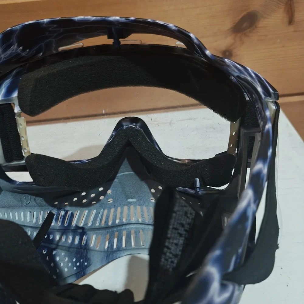JT Airsoft Tactical Mask‎ Paintball Protective Full Face Purple Lightning Z30